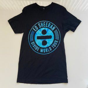 Ed Sheeran Divide World Tour T-Shirt Mens Small Music Band Pop Rock Concert Tee